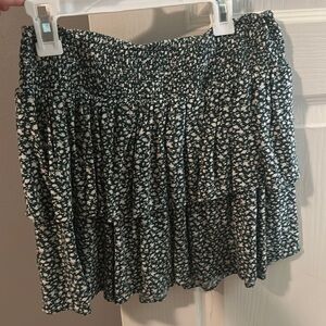 Floral Mini Skirt